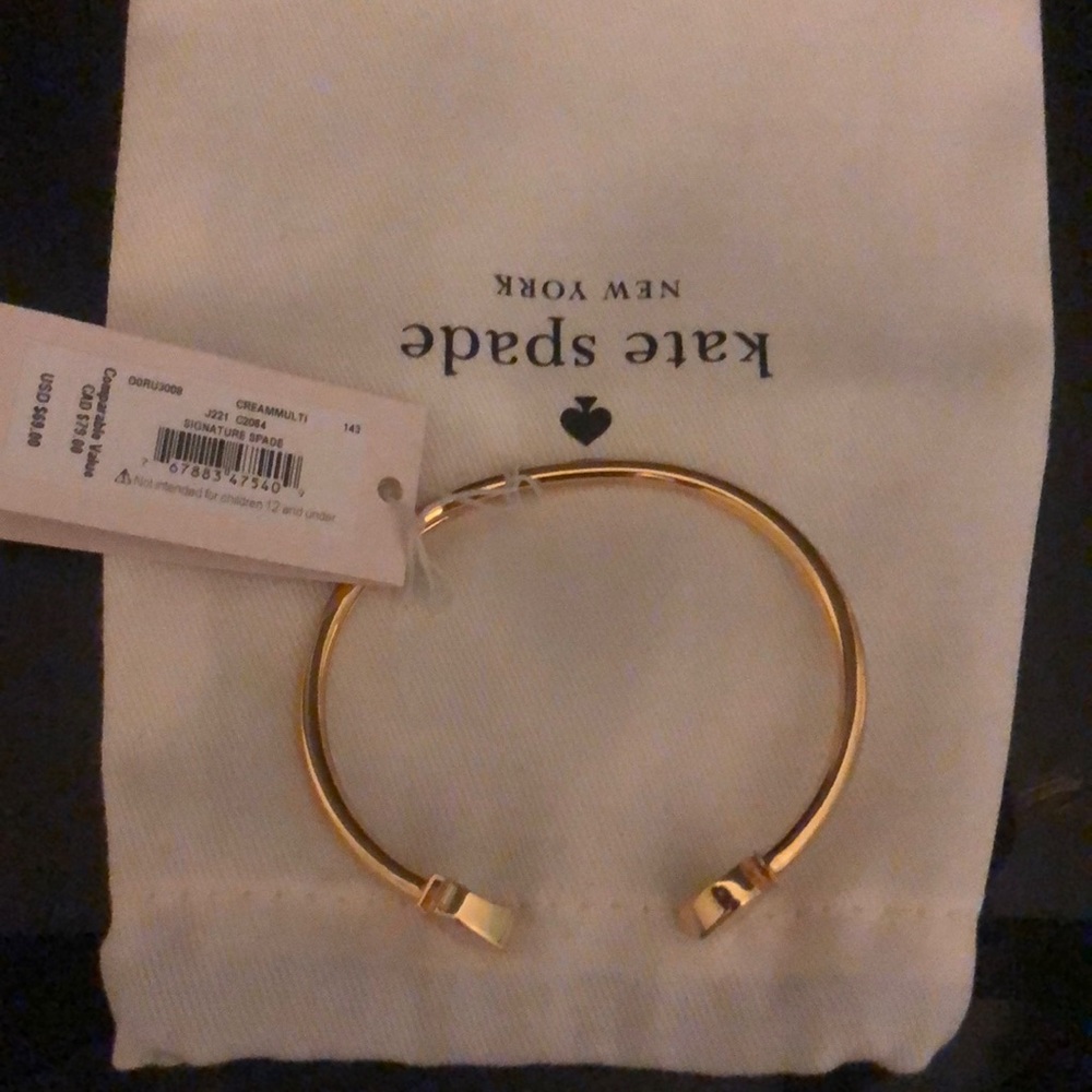 NWT Kate spade gold bracelet